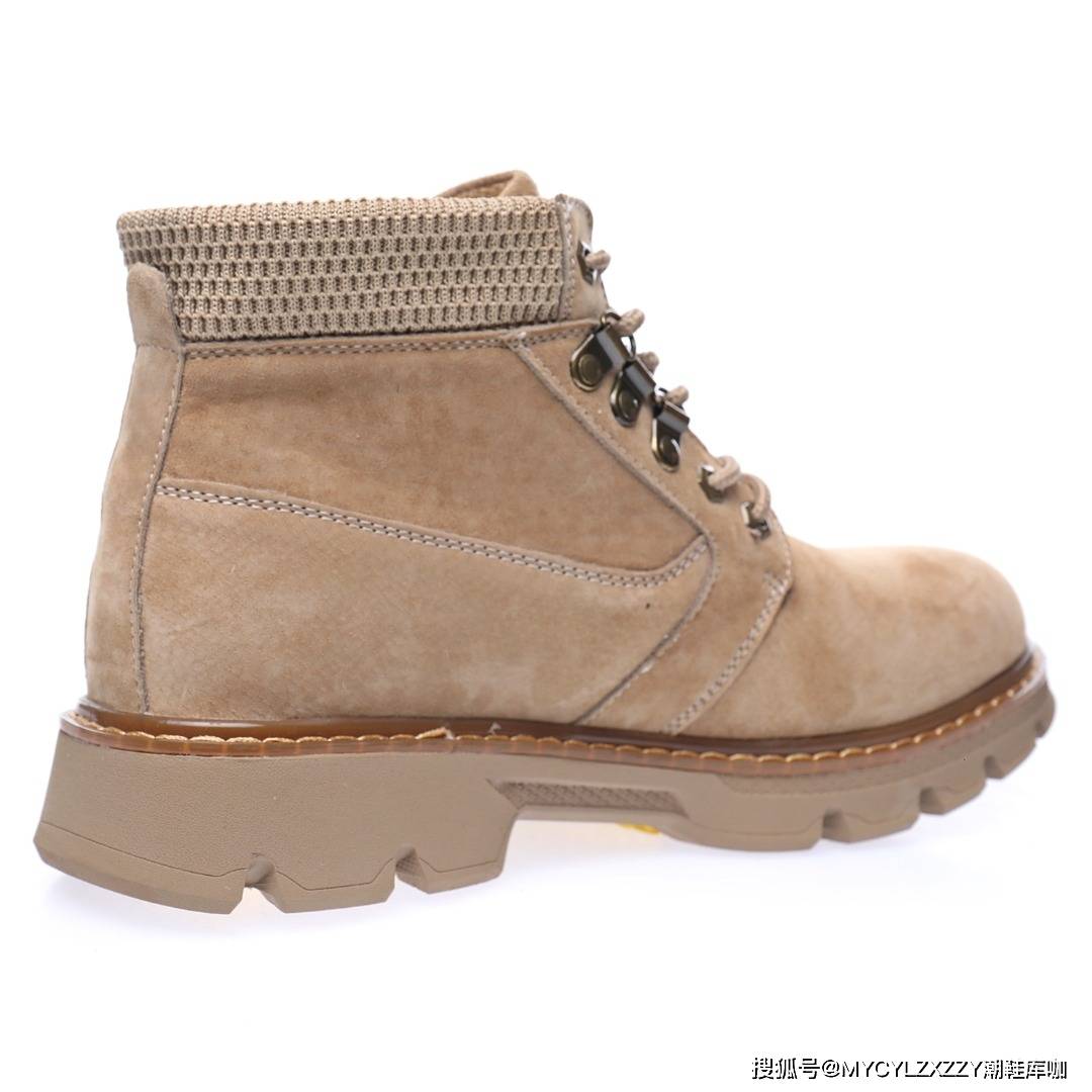 推土机 卡特CAT Miel Raz Mid 秋冬中帮牛皮系带马丁靴英伦工装户外休闲百搭鞋P720228