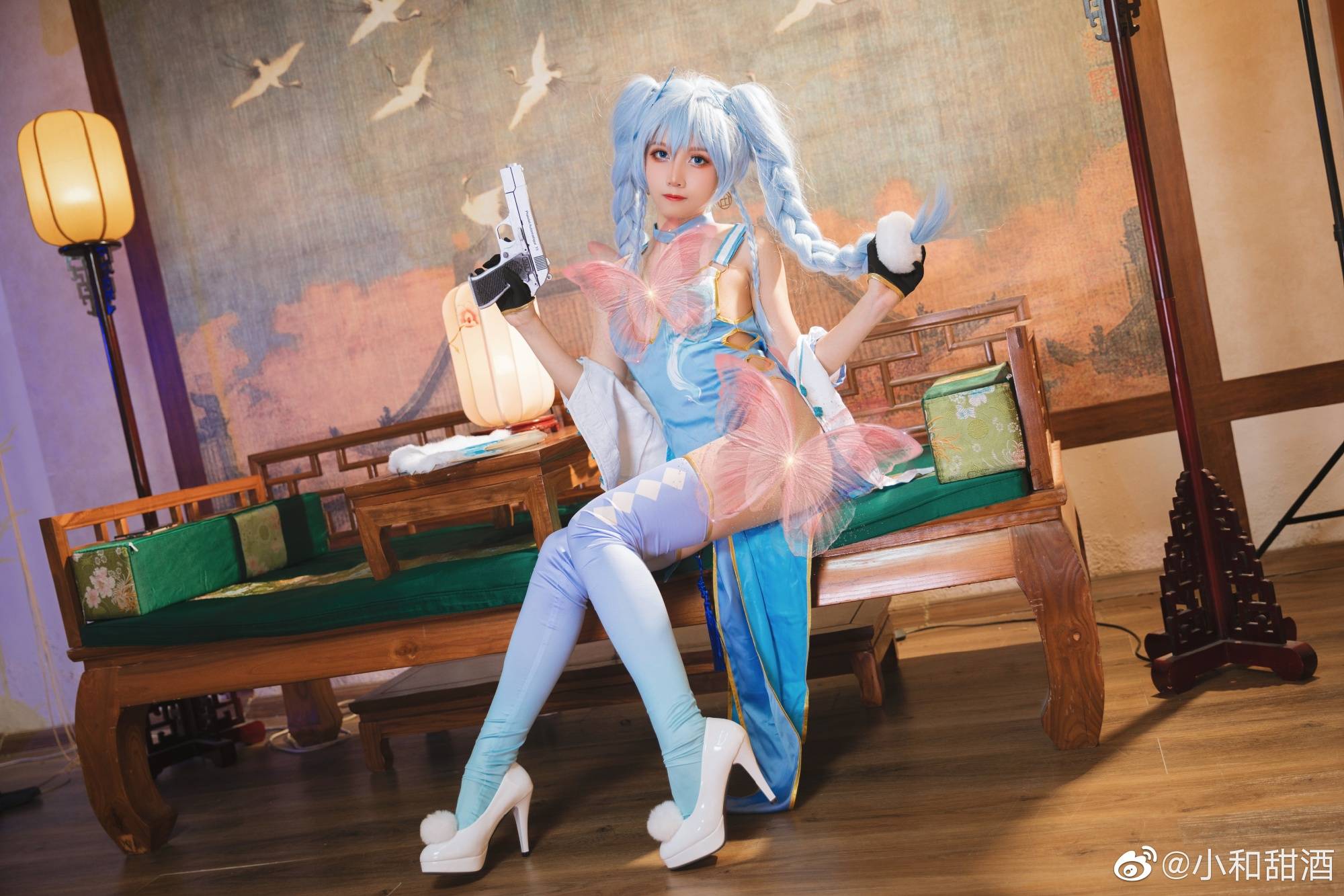 《少女前线》pa15旗袍_锅锅_摄影_cos