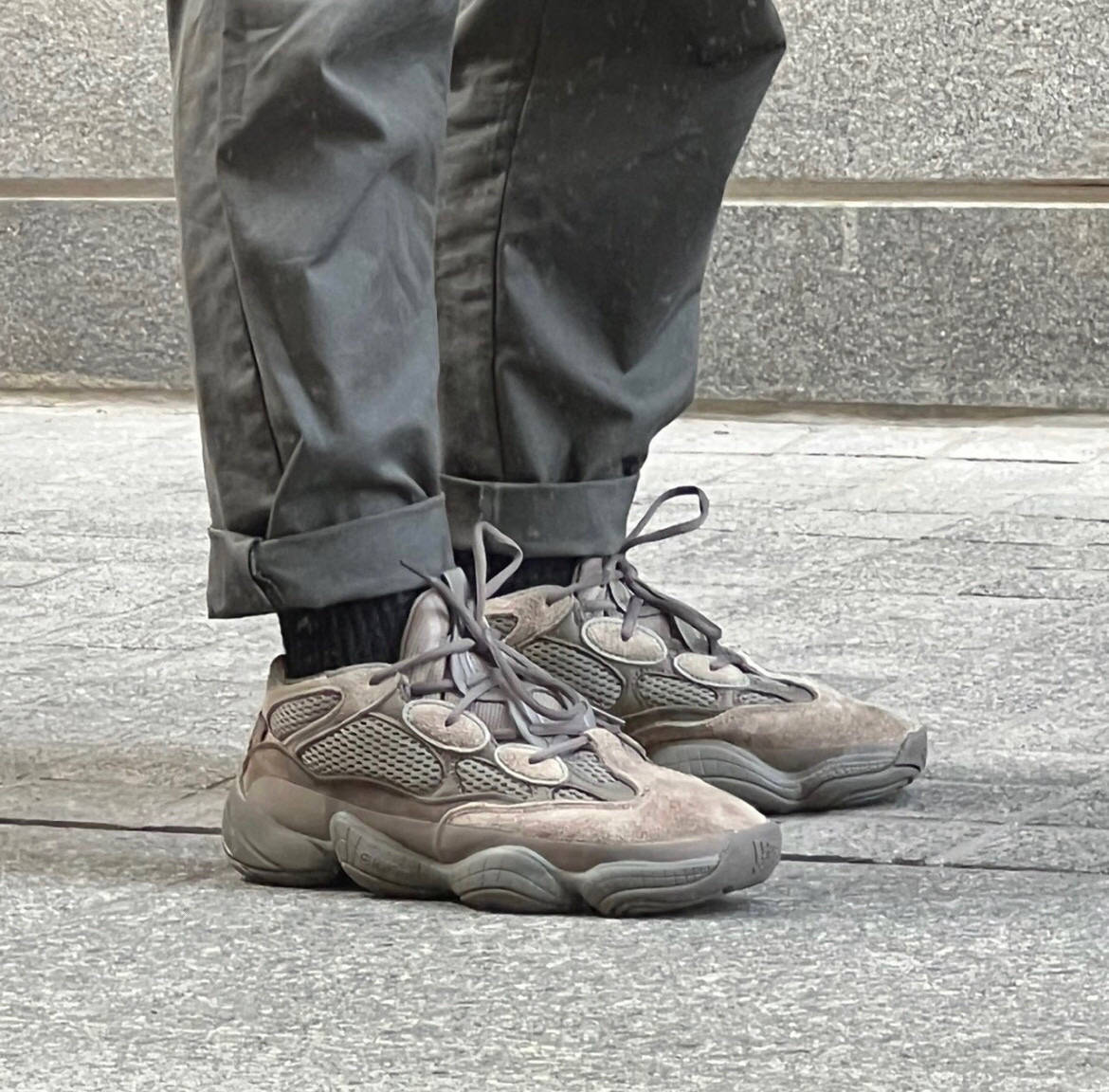 阿迪达斯 adidas yeezy 500 clay brown 山野迷踪椰子鞋