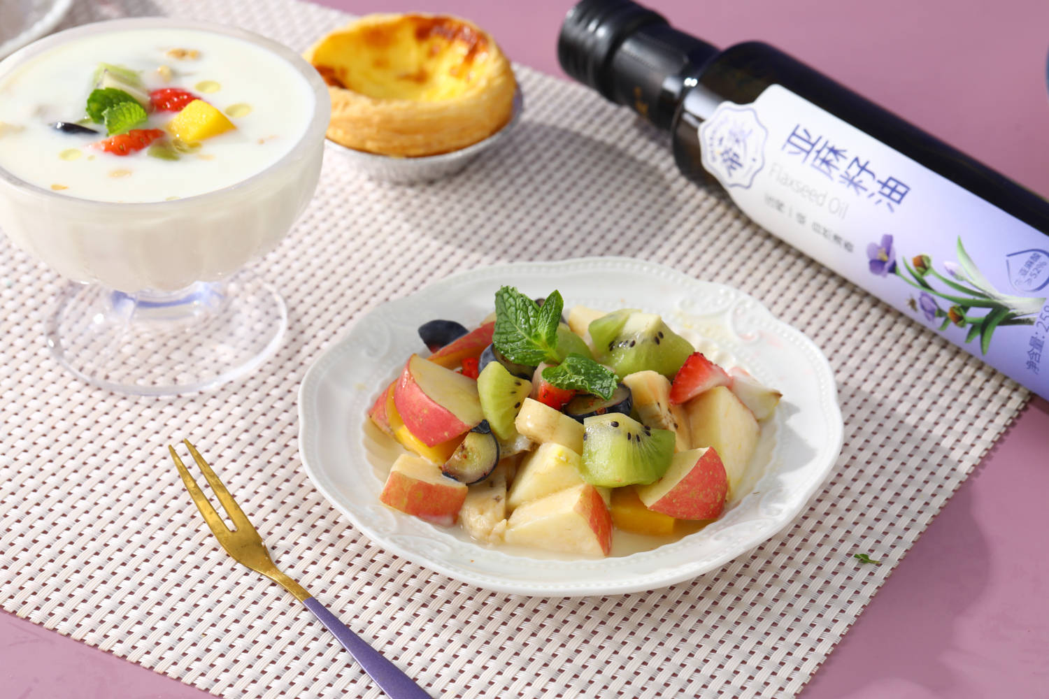 有机亚麻籽油配酸奶,说个你不知道的健康吃法