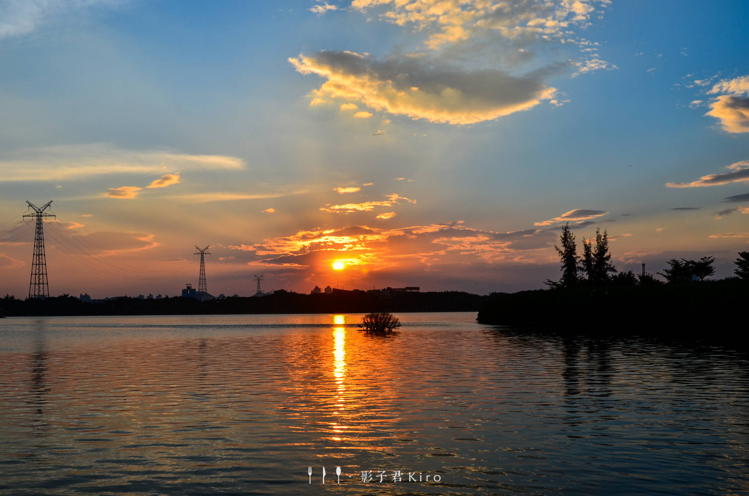 白鹭洲|厦门白鹭洲，记录一次风云变幻的绝美夕阳！你不一定见过