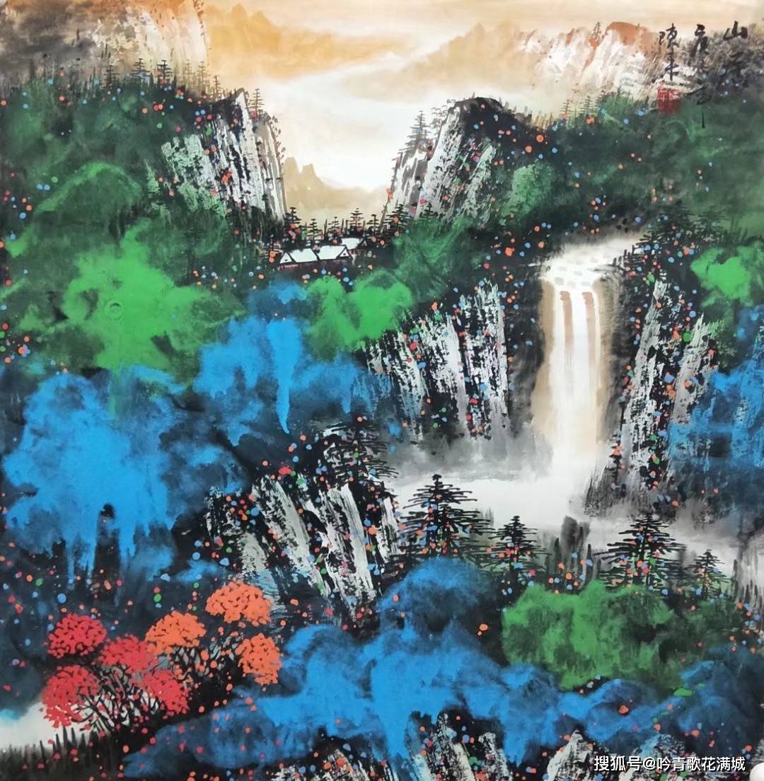 贺州画家陈平