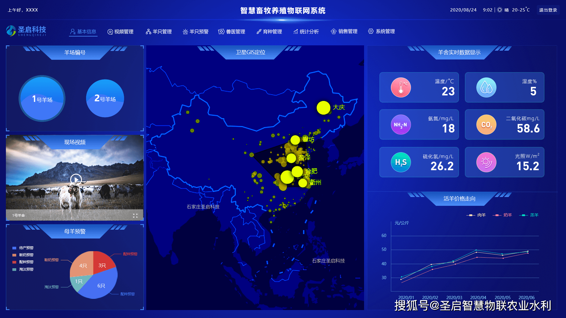 智慧畜牧养殖云平台,提高企业智能化管理水平