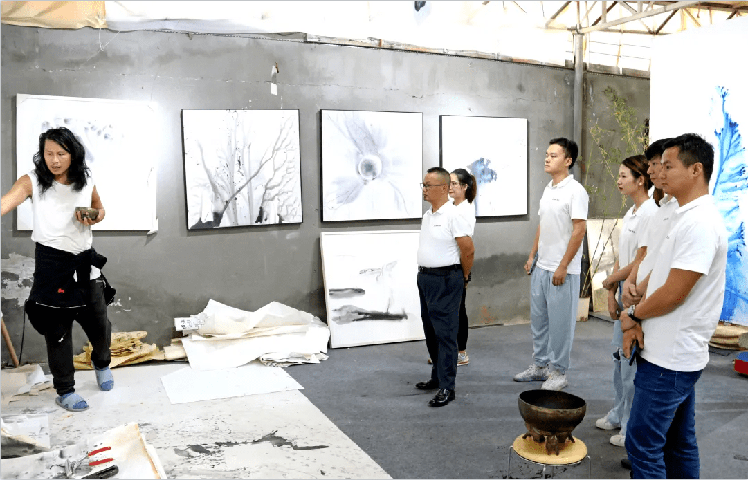 与"均"学习 | 创点智卫拜访画行者郑泰均老师,让心更自然专注_水墨