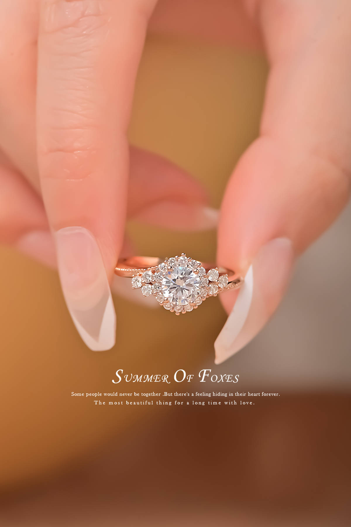 钻戒定制推荐|女神钻戒,高定款式敲心动!_气质_风来_滚珠