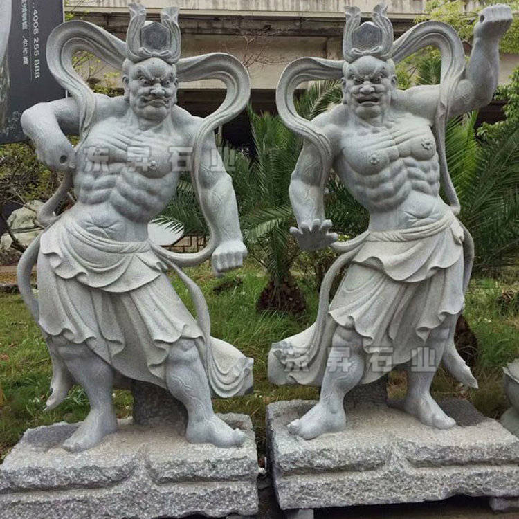 门神石雕哼哈二将的来历传说是什么