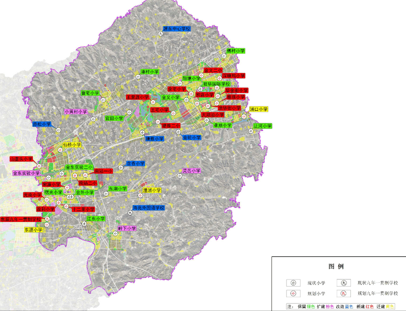 投资|《金华市区中小学幼儿园空间布局专项规划（2021-2035）》发布