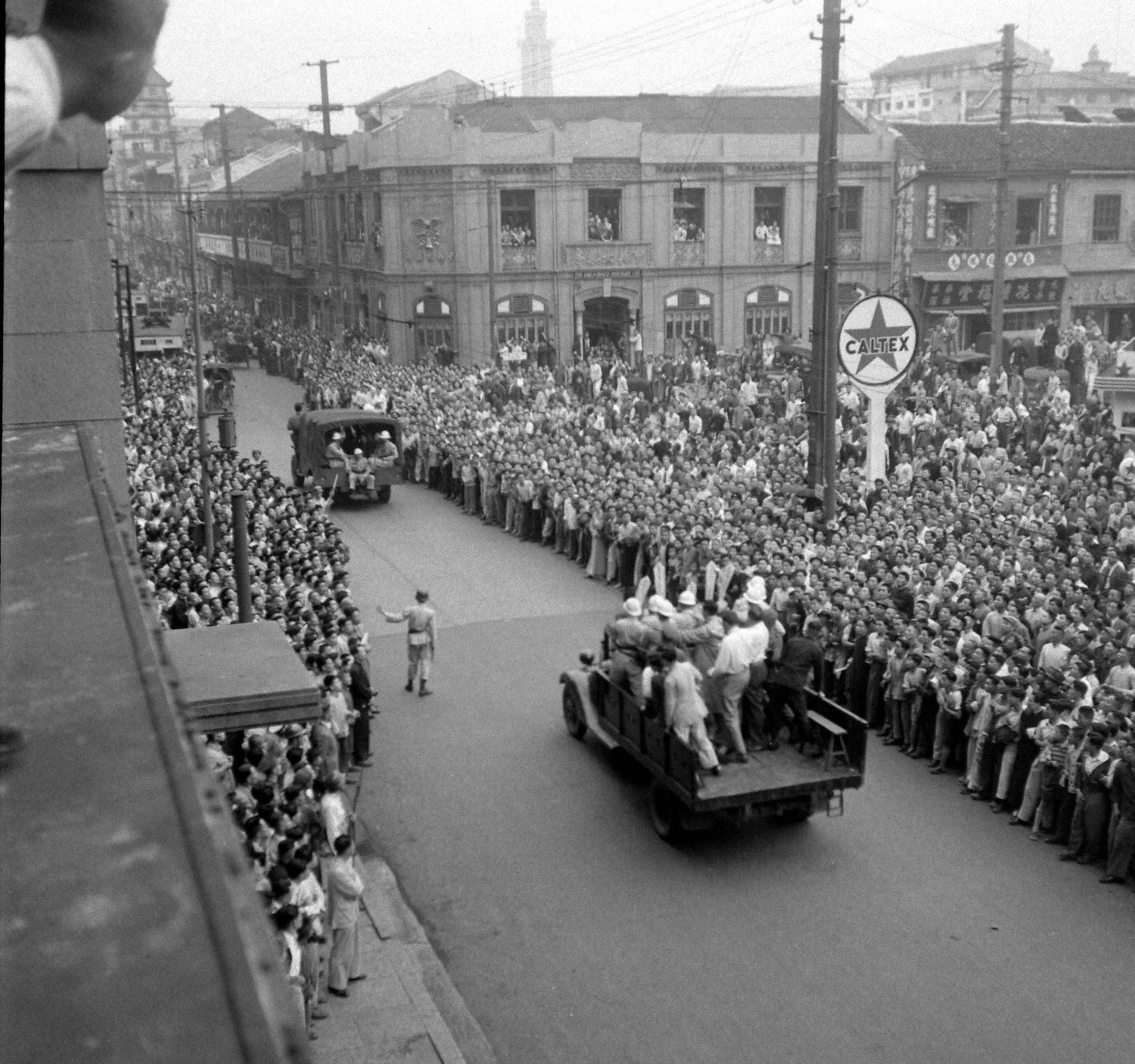 1949年大量珍貴照片大撤退和解放前夕的上海