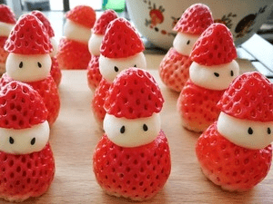 萌萌哒草莓雪人