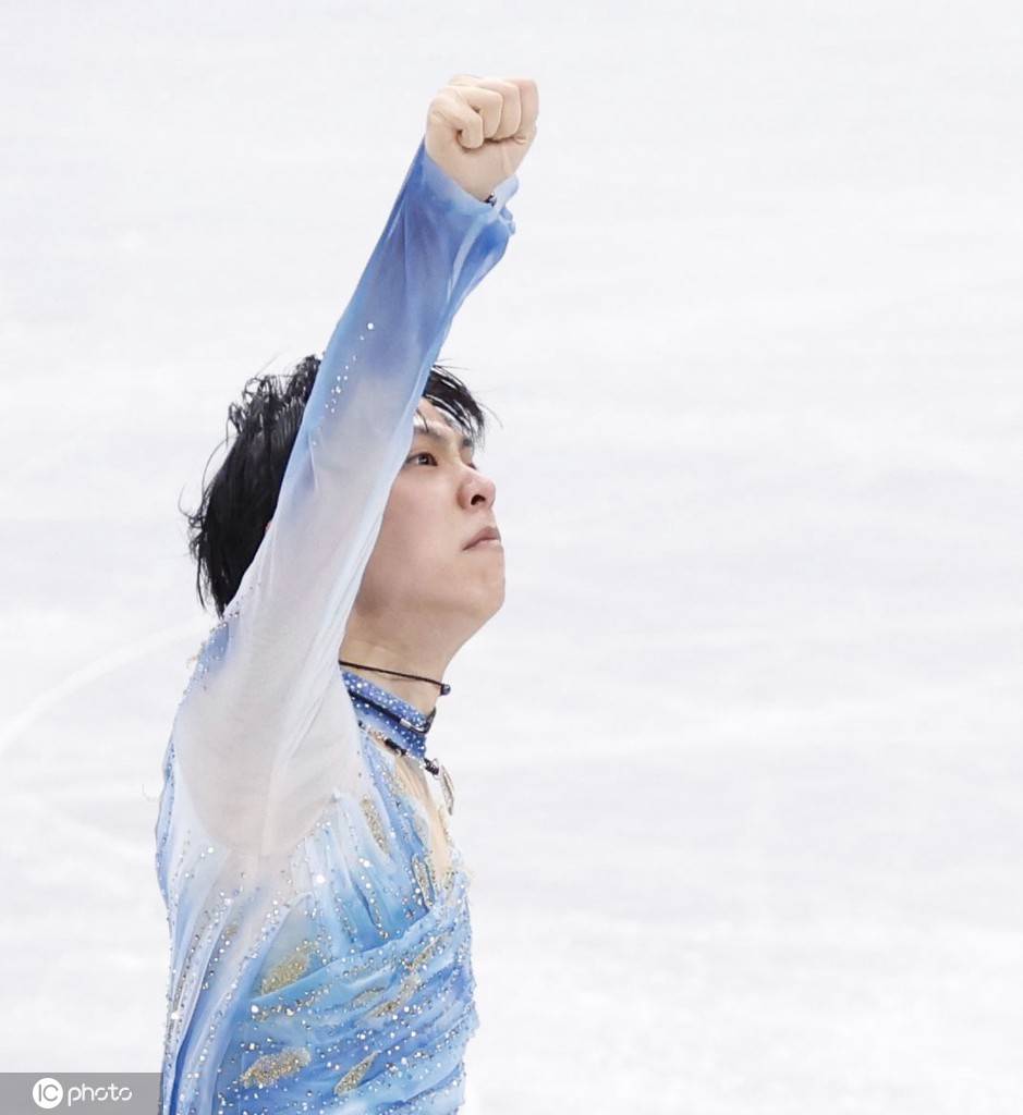 高清圖2021全日本花滑錦標賽羽生結弦姿態優雅