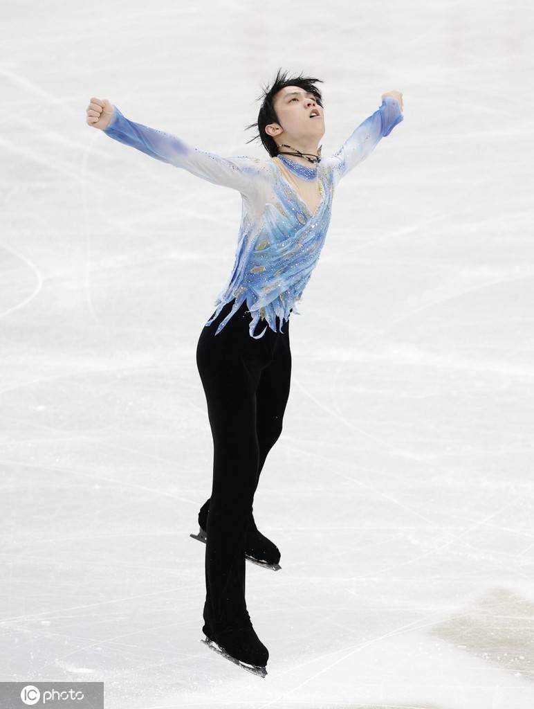 高清圖2021全日本花滑錦標賽羽生結弦姿態優雅