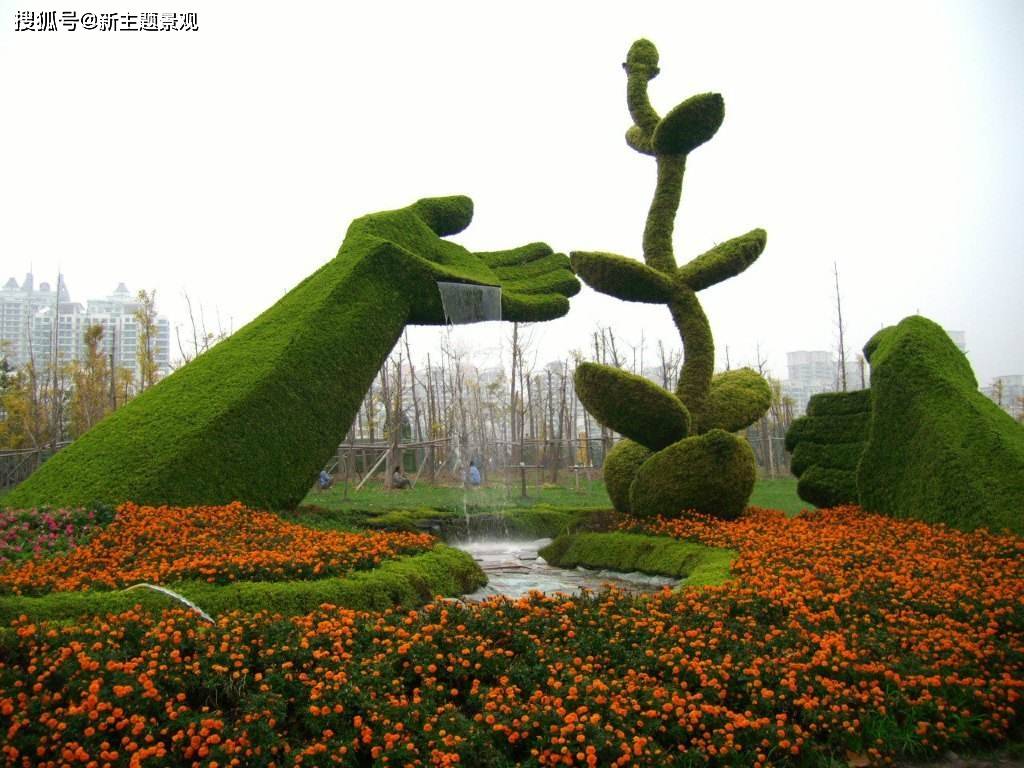 绿雕定制:江苏新主题城市绿雕设计为什么如此受欢迎?