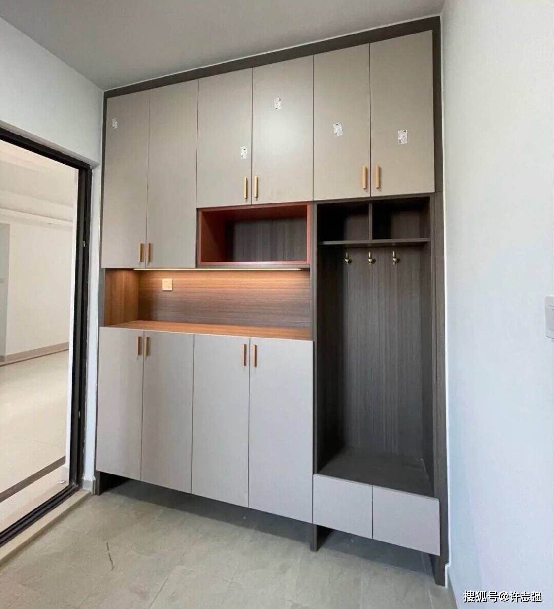 玄关鞋柜0110实木多层板万华禾香板