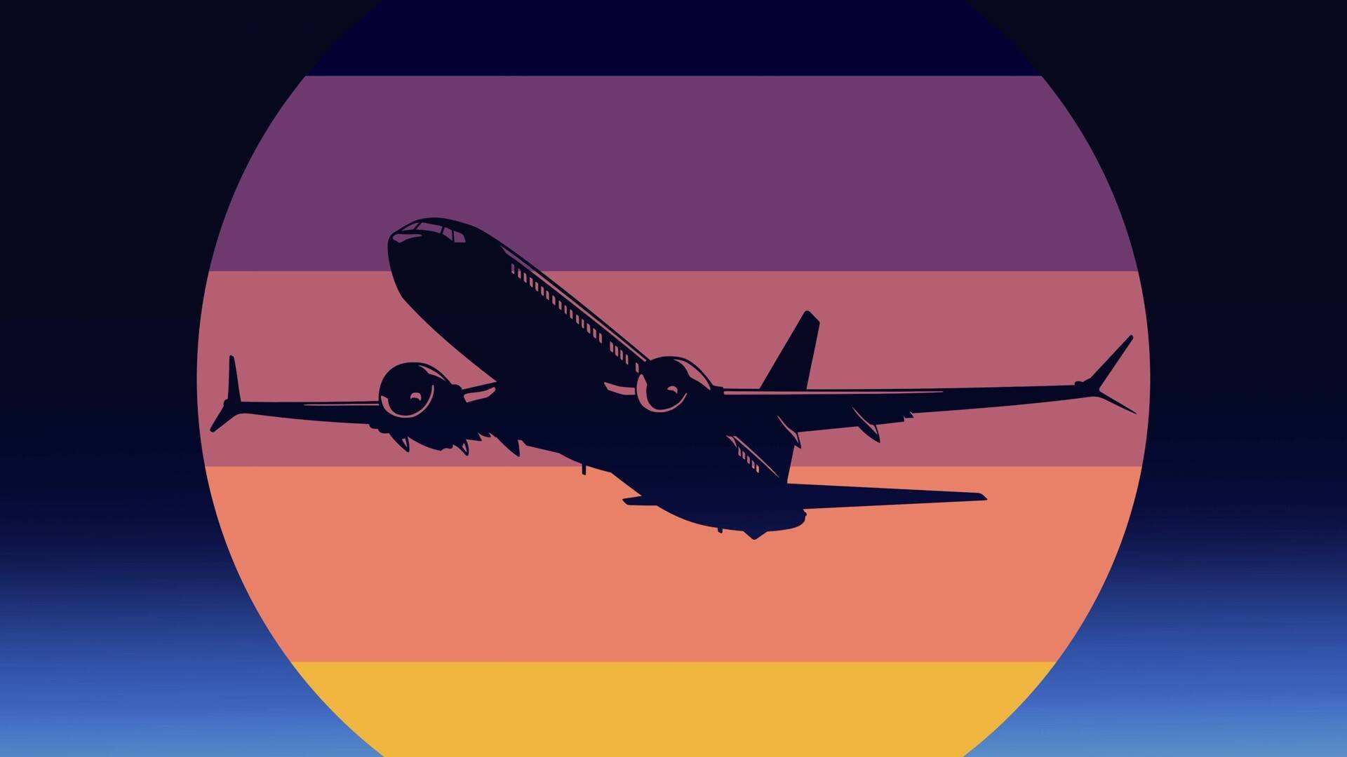 737 gradient卡通创意飞机mac动态壁纸-搜狐大视野-搜狐新闻