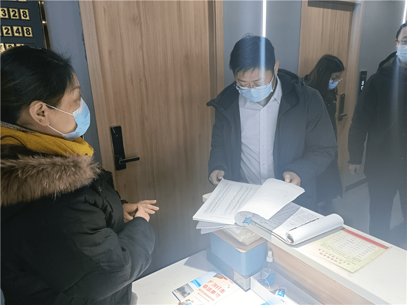 武陵区长庚街道党政领导带队开展节前安全生产大检查_徐杰_工作_防疫