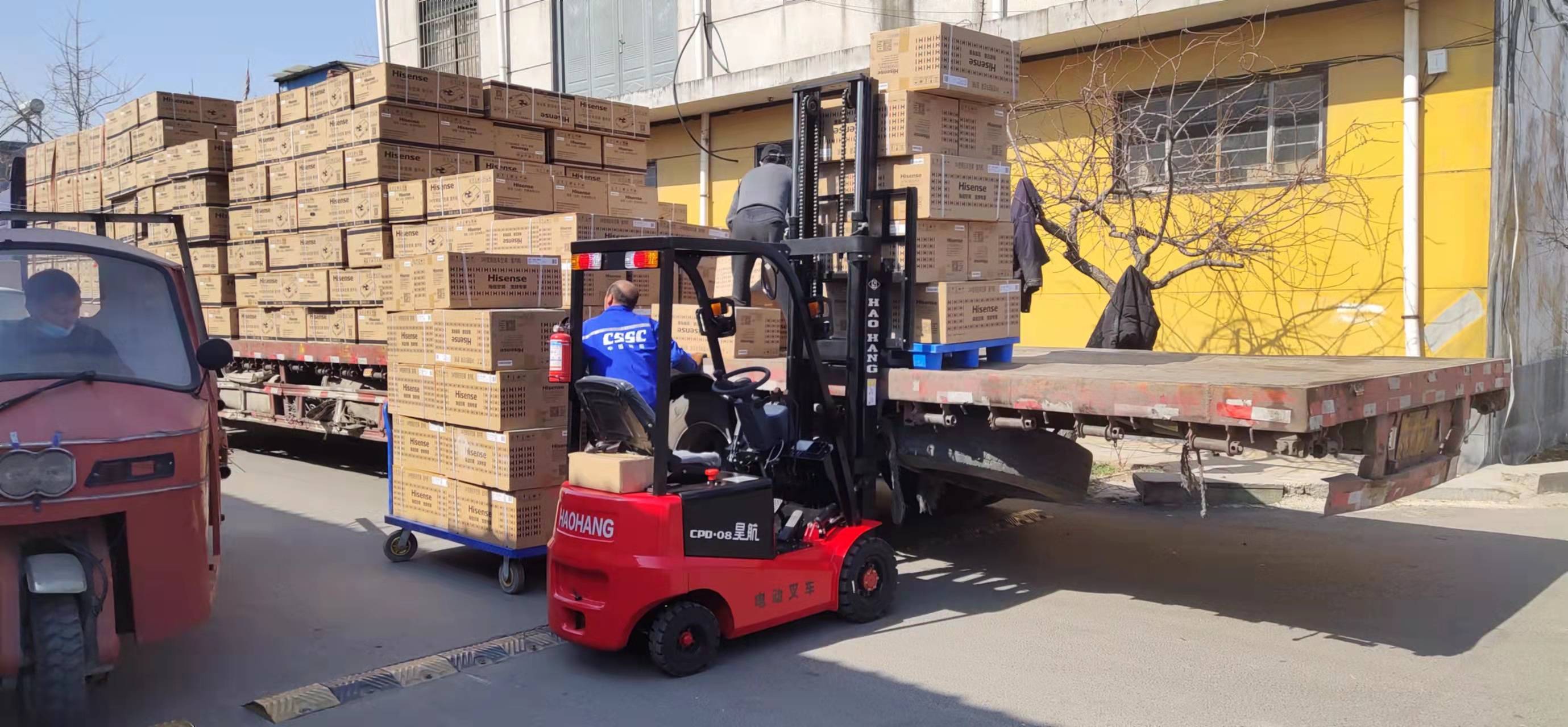 昊航全电动叉车08吨介绍