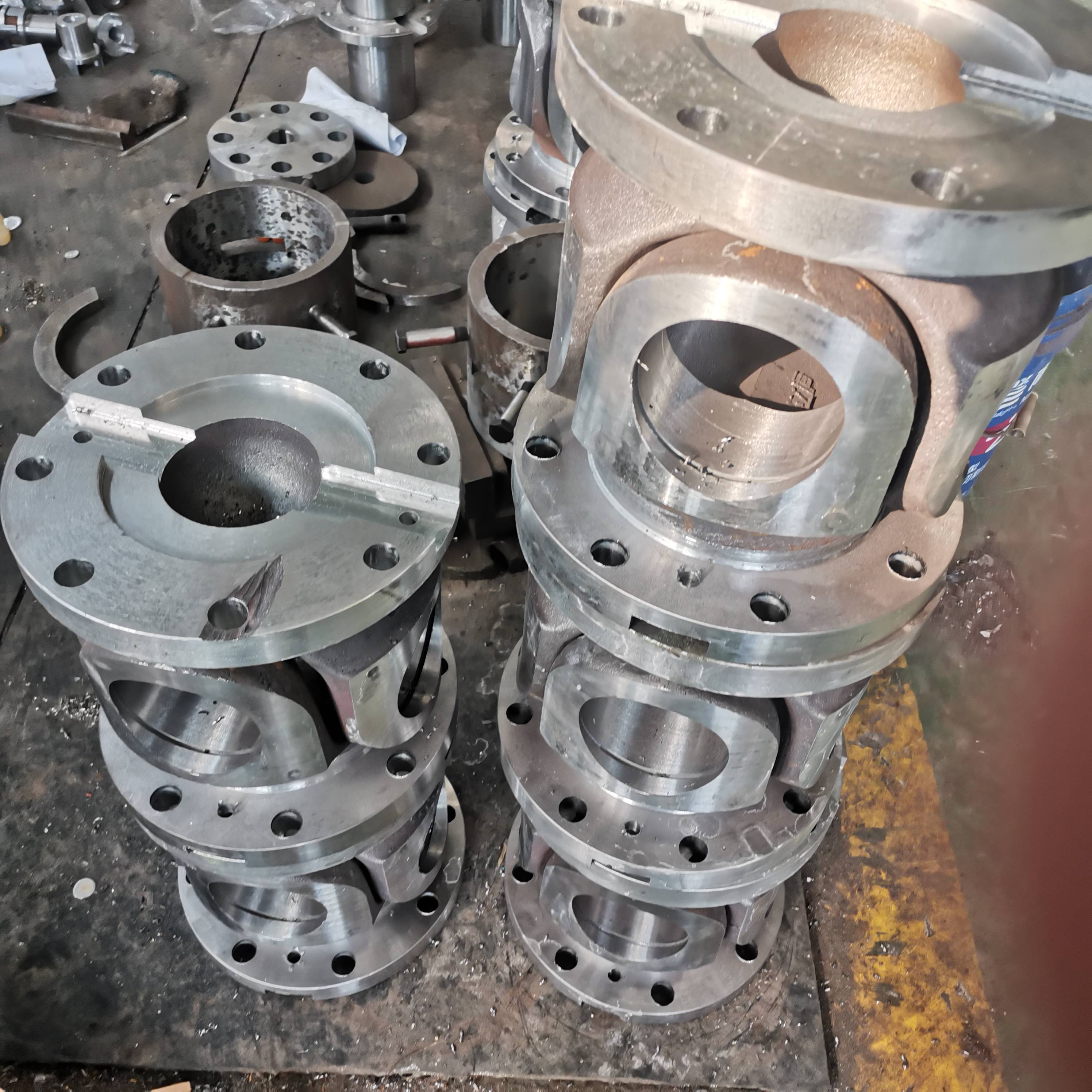 球笼十字轴万向联轴器非标制作机械配件