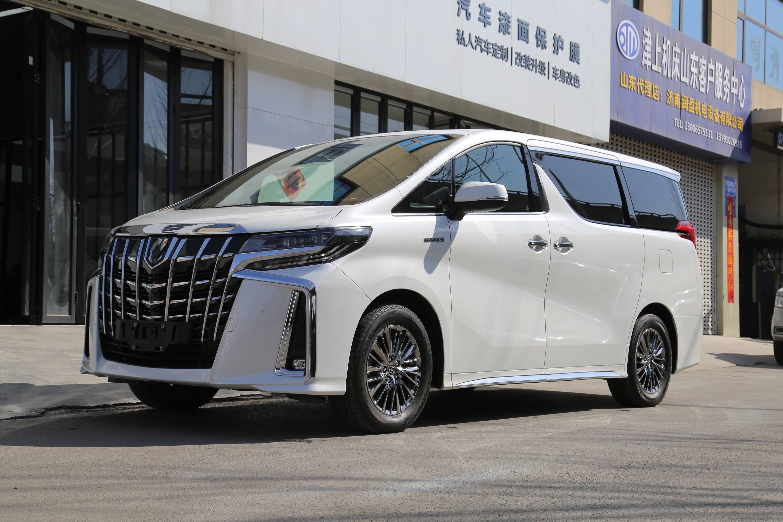 丰田埃尔法济南欧瑟全车装贴xpel隐形车衣汽车保护膜