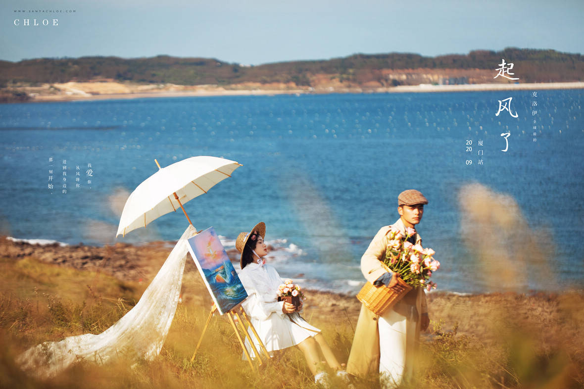 美图|海边居然也能拍出油画风婚纱照?