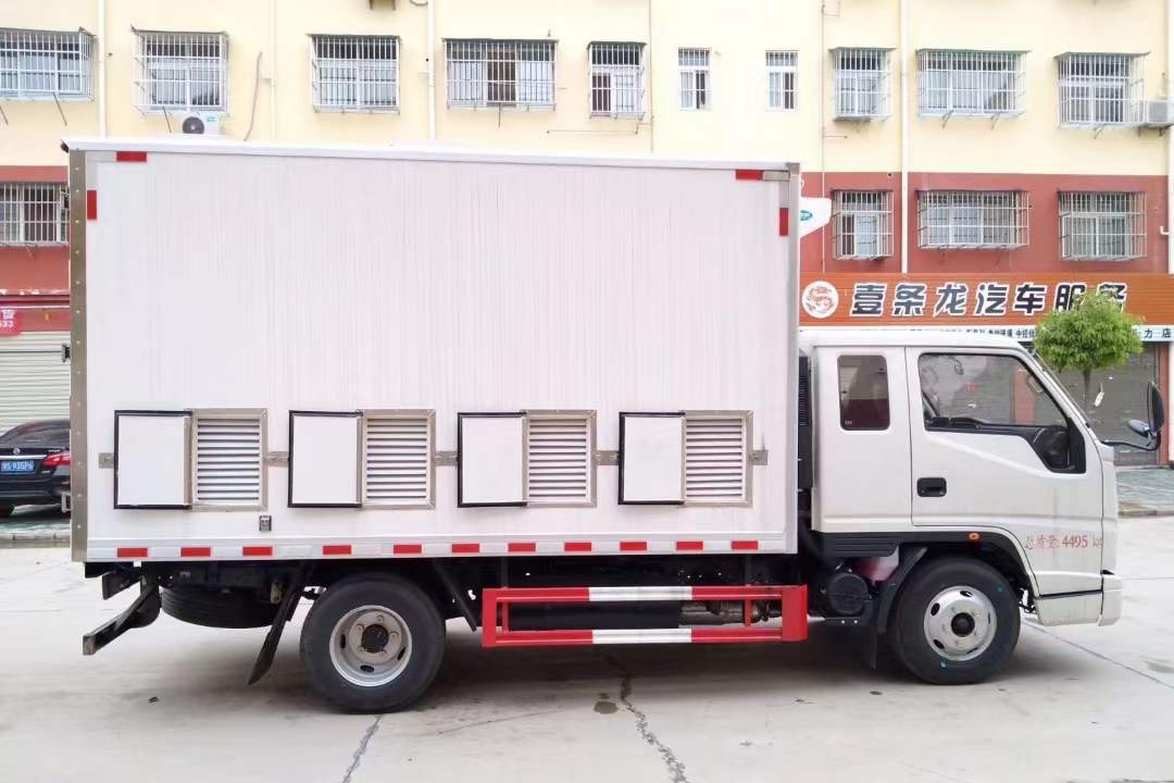 国六江铃顺达排半3.68米鸡苗运输车_mm_图片_货架