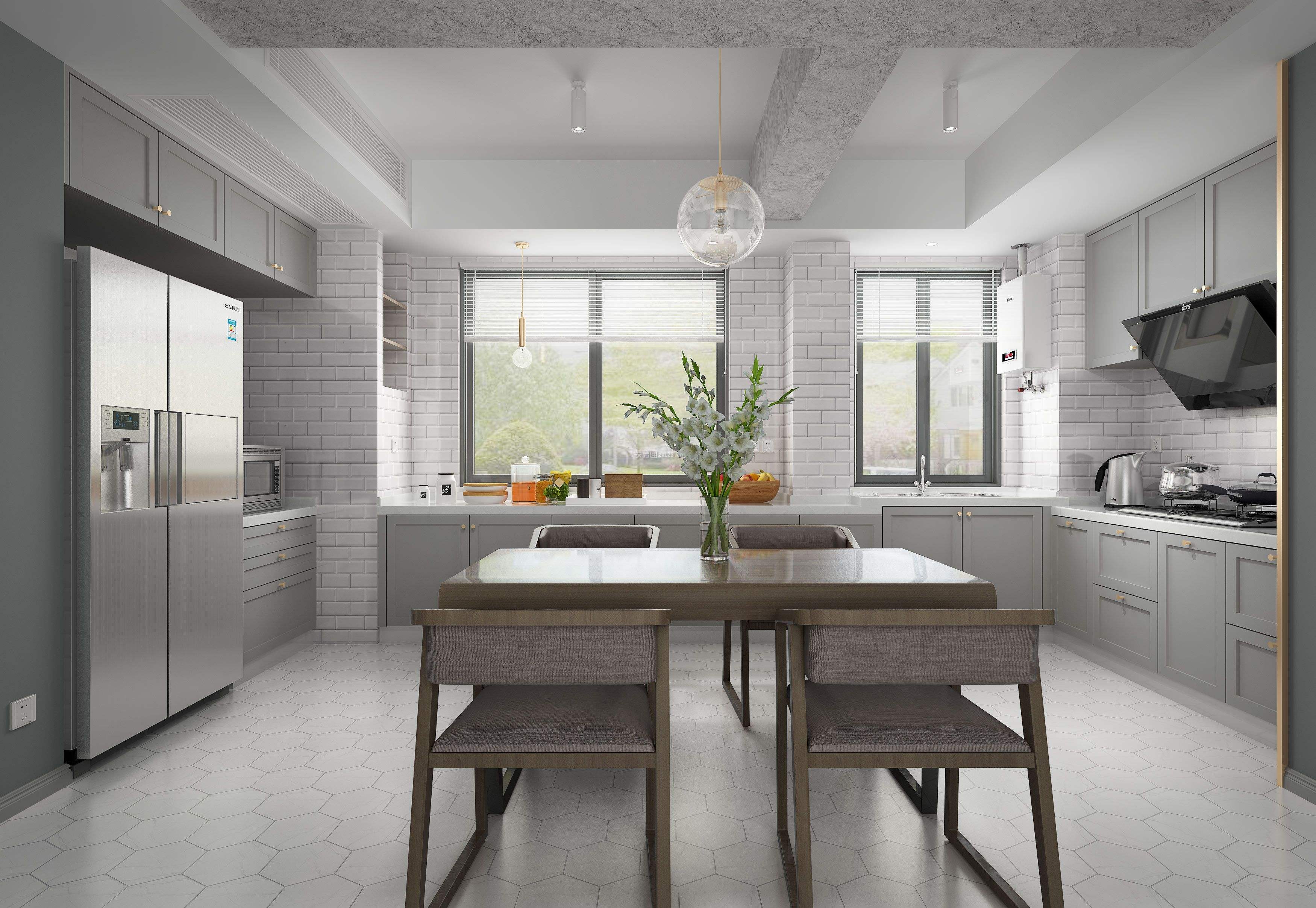 厨房这样设计,小厨房也能变大厨房(一)