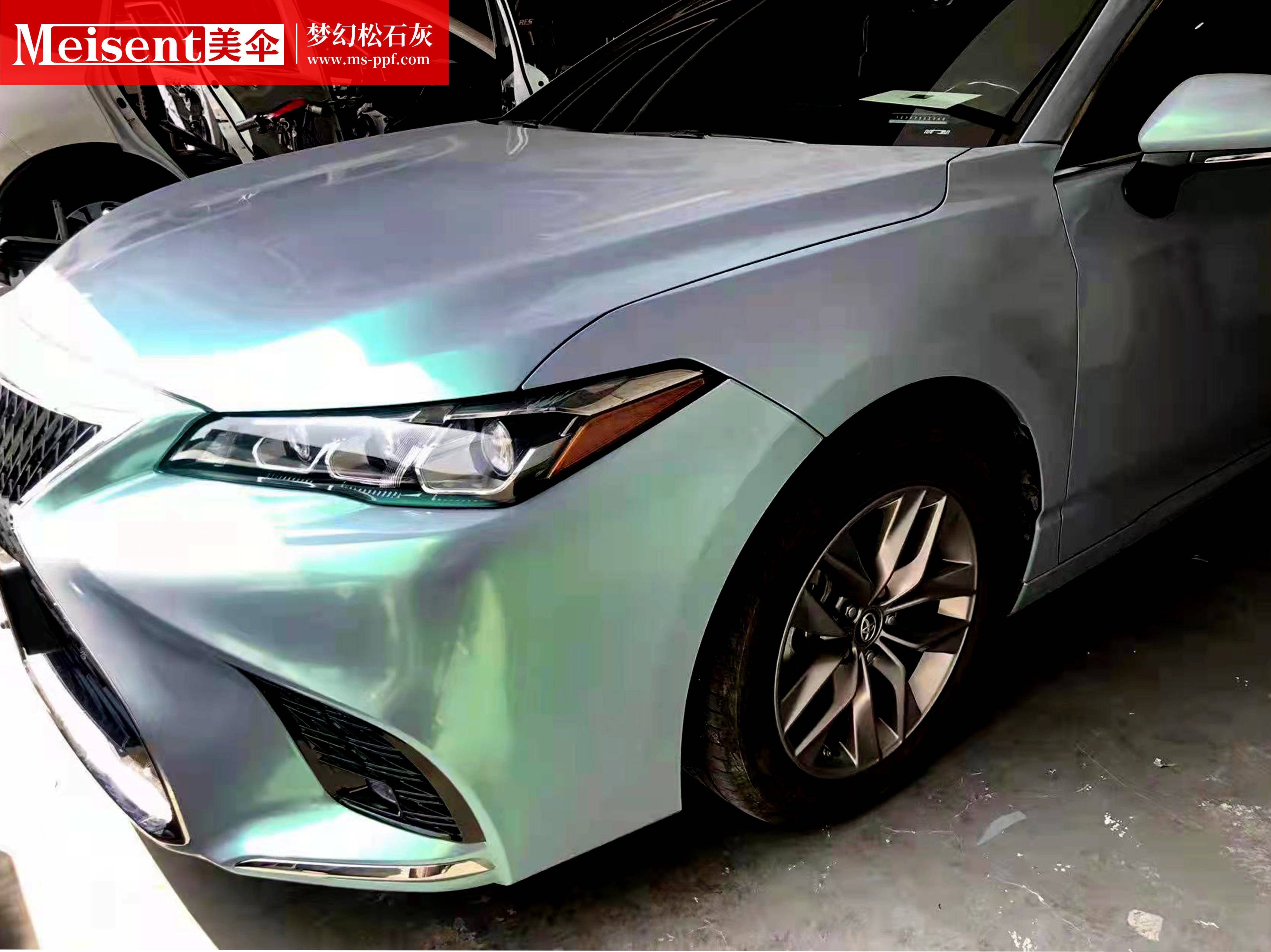 美国meisent美伞改色膜梦幻松石灰丰田亚洲龙
