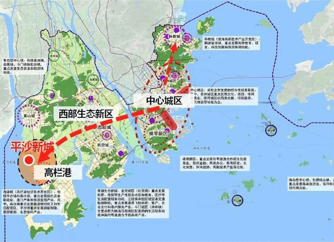 珠海2035总体规划区域图片