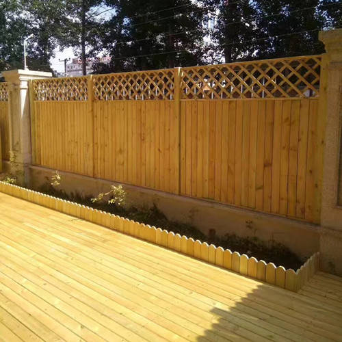 馨景汇户外环保型防腐木栅栏芬兰木围栏栅栏围墙篱笆木围栏护栏