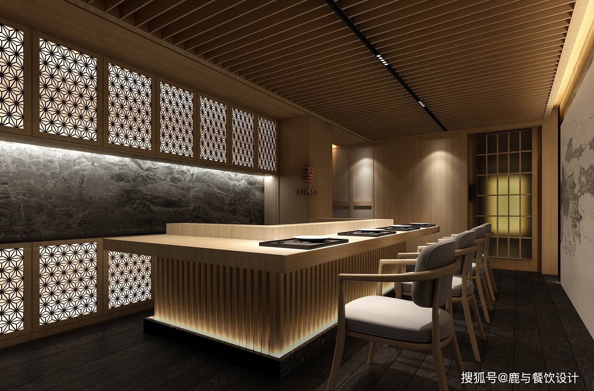 鮨玺日式料理餐厅全案策划设计图片展示-鹿与设计-搜狐大视野-搜狐新闻