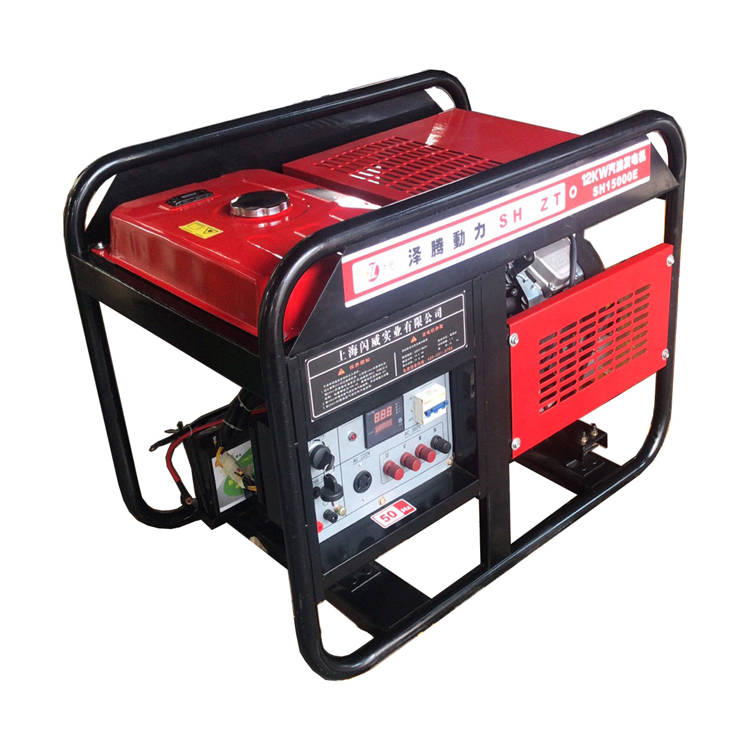 12kw汽油发电机开架四轮移动式