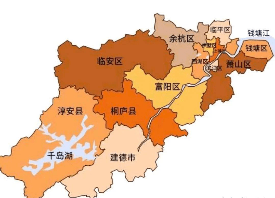 原创杭州2022年12月财政6强余杭区近百亿西湖区第4滨江区垫底