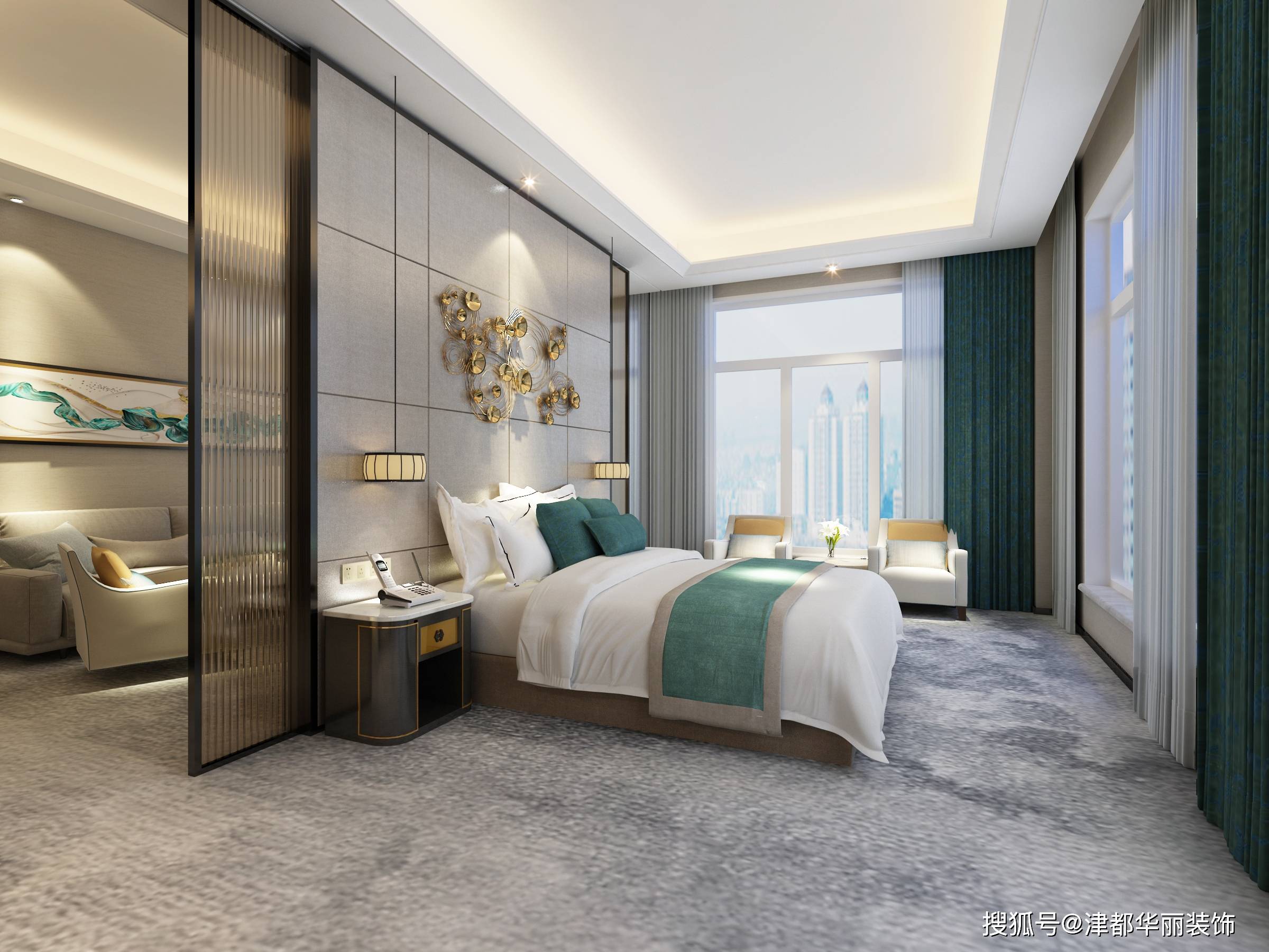 银川装修公司津都华丽银川雅布里酒店装修设计方案鉴赏