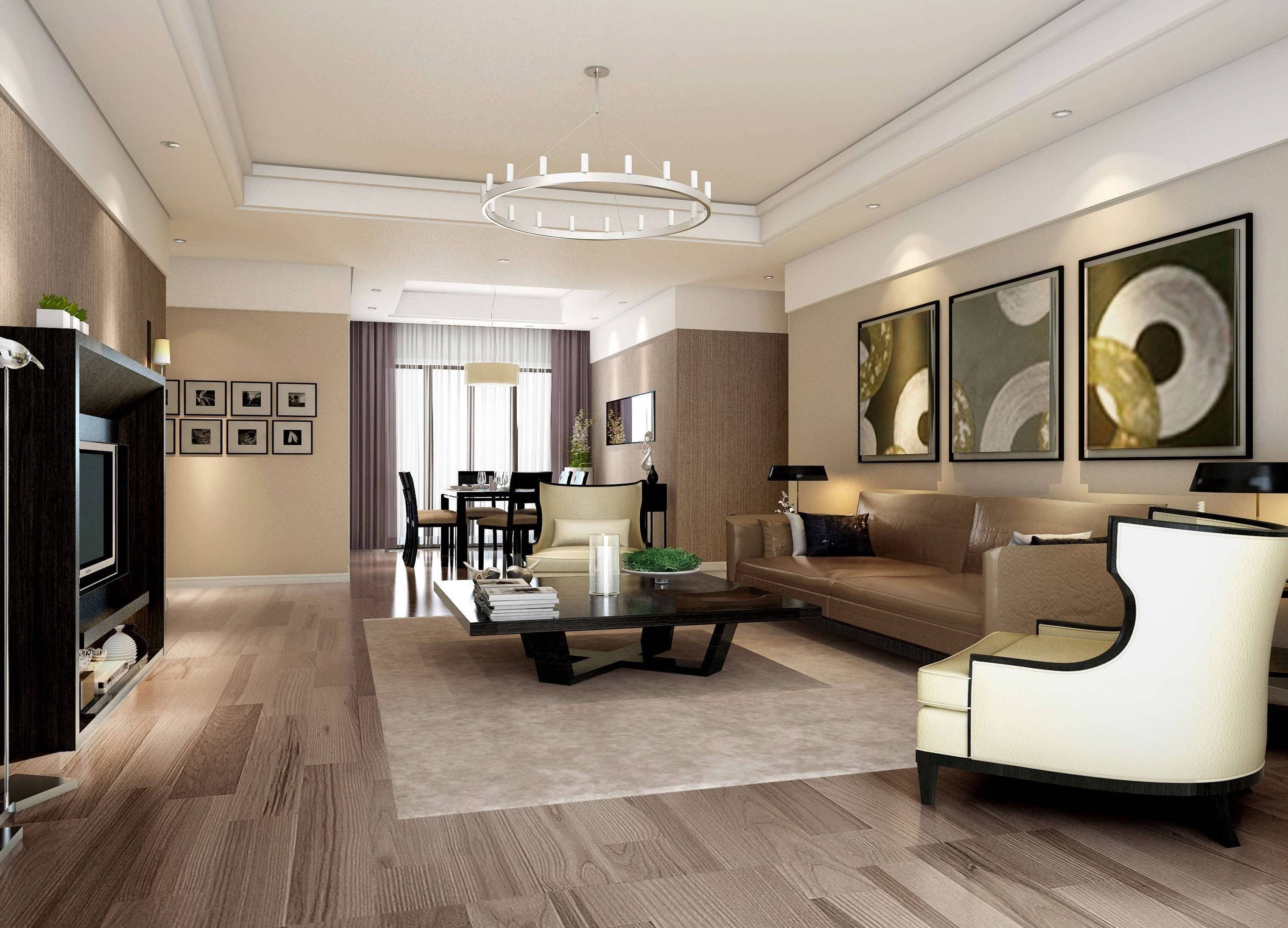 客厅铺木地板还是铺瓷砖