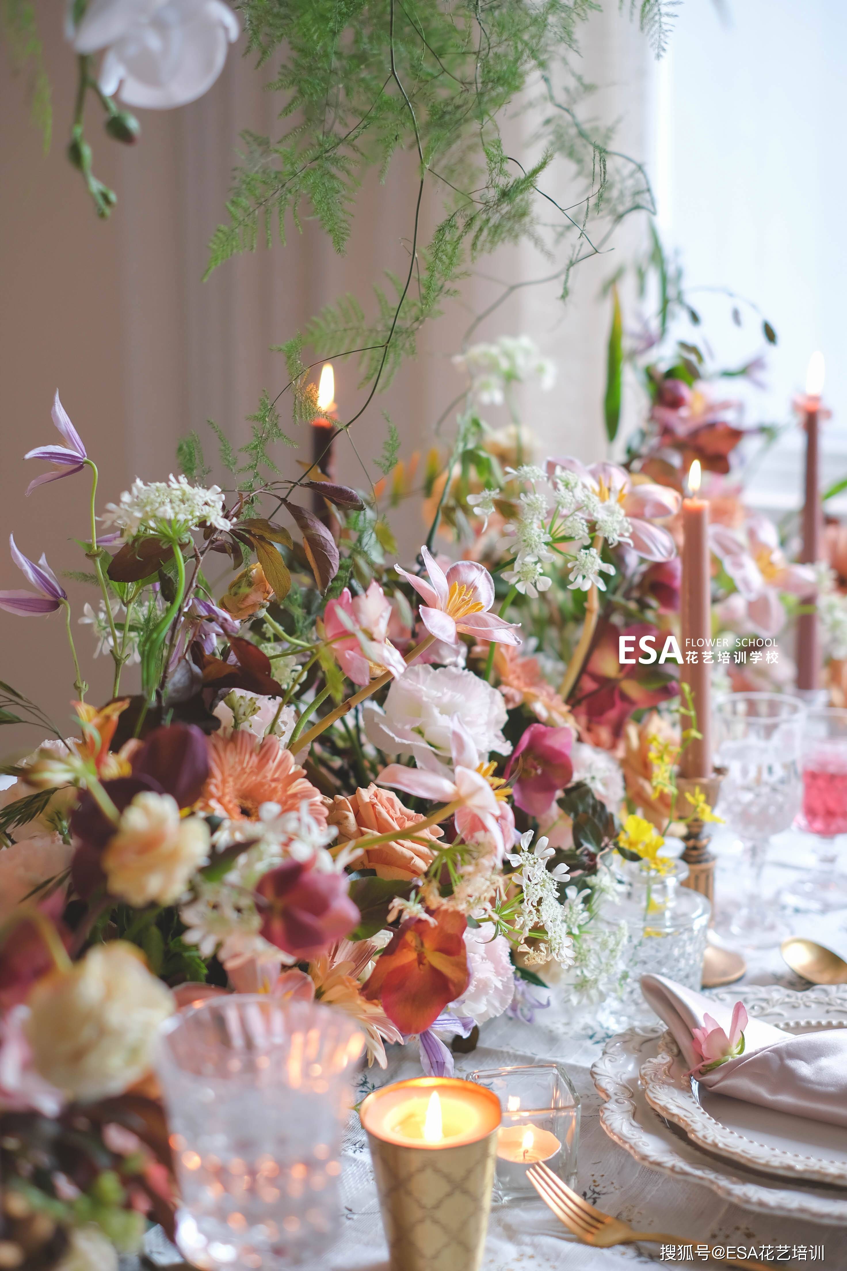 邂会四月,天上停云,花遇和风 #宴会花艺设计_花遇_停云_和风