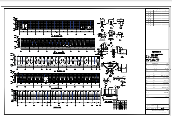辽宁省抚顺市化工厂二层钢结构设计
