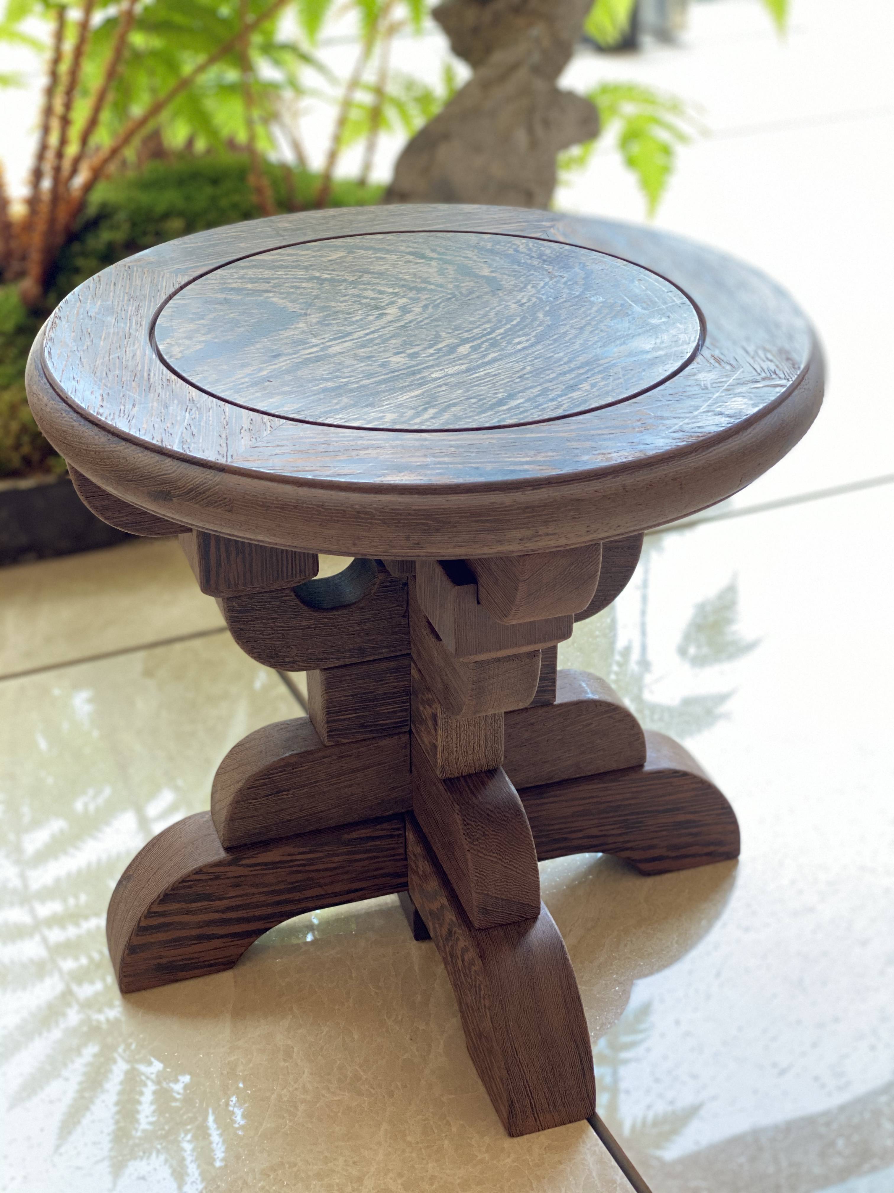 锦昂凳(斗拱凳)【锦绣中华昂起头】_家具_郭锦昂_红木