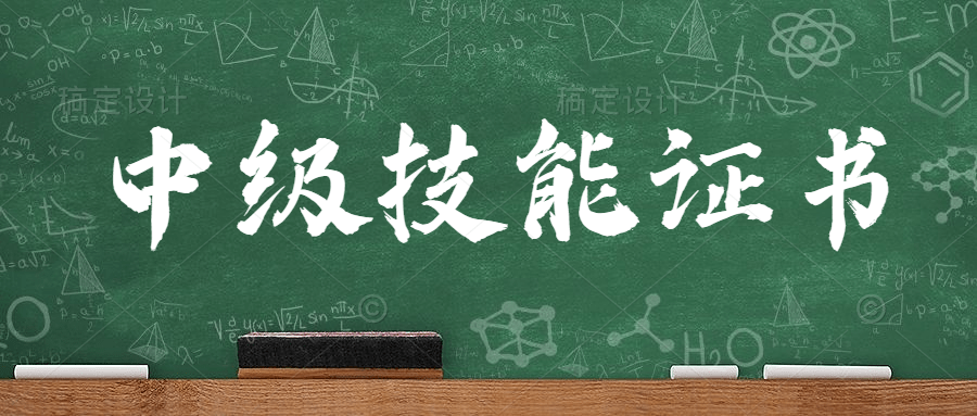 中级技能职业资格证书有哪些中级技能是什么级别中级技能证书怎么获得