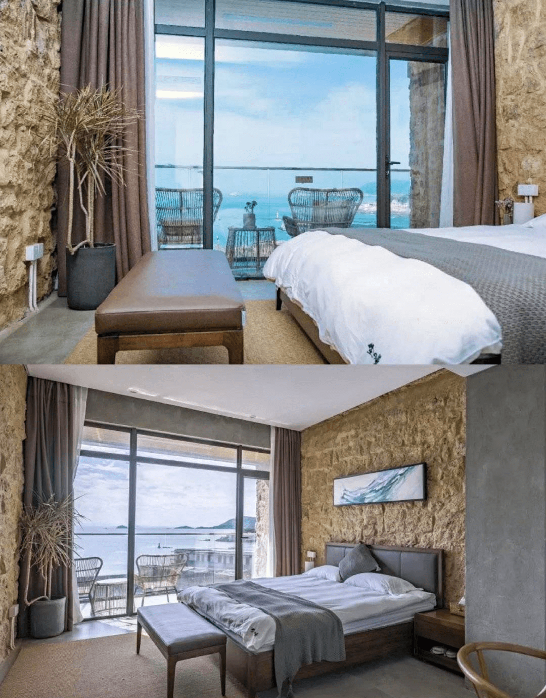 舟山东极岛睡进半山腰海景房270躺看一线湖景一起去看海吧