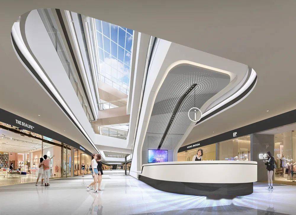 以蓝谷之都为主题即墨万达广场营造的网红科幻场景让人眼前一亮