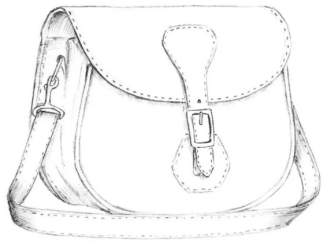 女生爱背的单肩包该怎么画包包的画法步骤教程