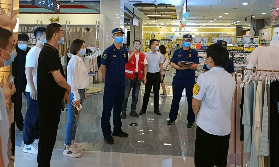 消防安全不松懈九巨龙梁山龙城广场在行动