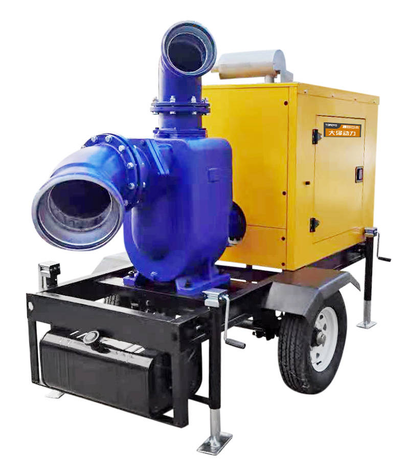 户外移动防雨1500立方柴油自吸泵车