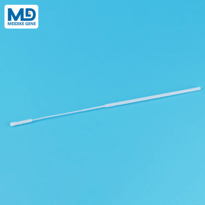 咽拭子材料主要由尼龙短纤维绒毛头和医用级abs塑料杆构成.