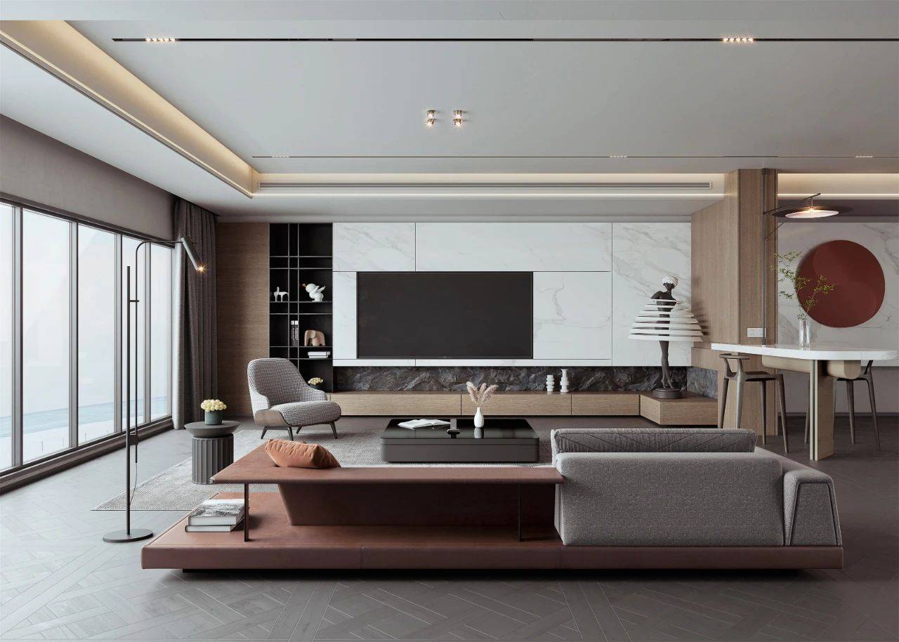 吊顶_客厅_空间