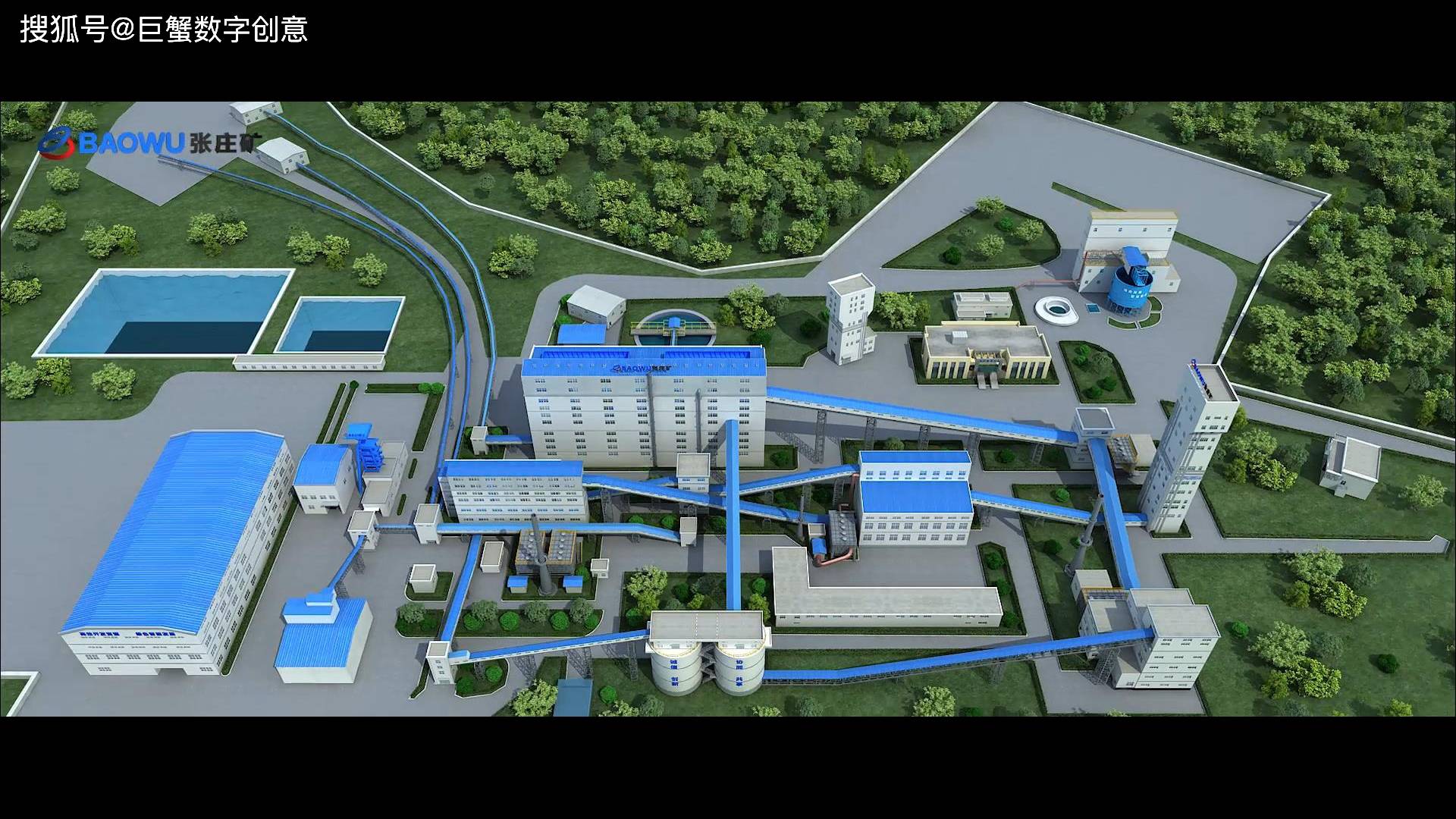 青岛3d可视化建模,数字孪生智慧工厂3d模型开发,智慧城市园区三维仿真