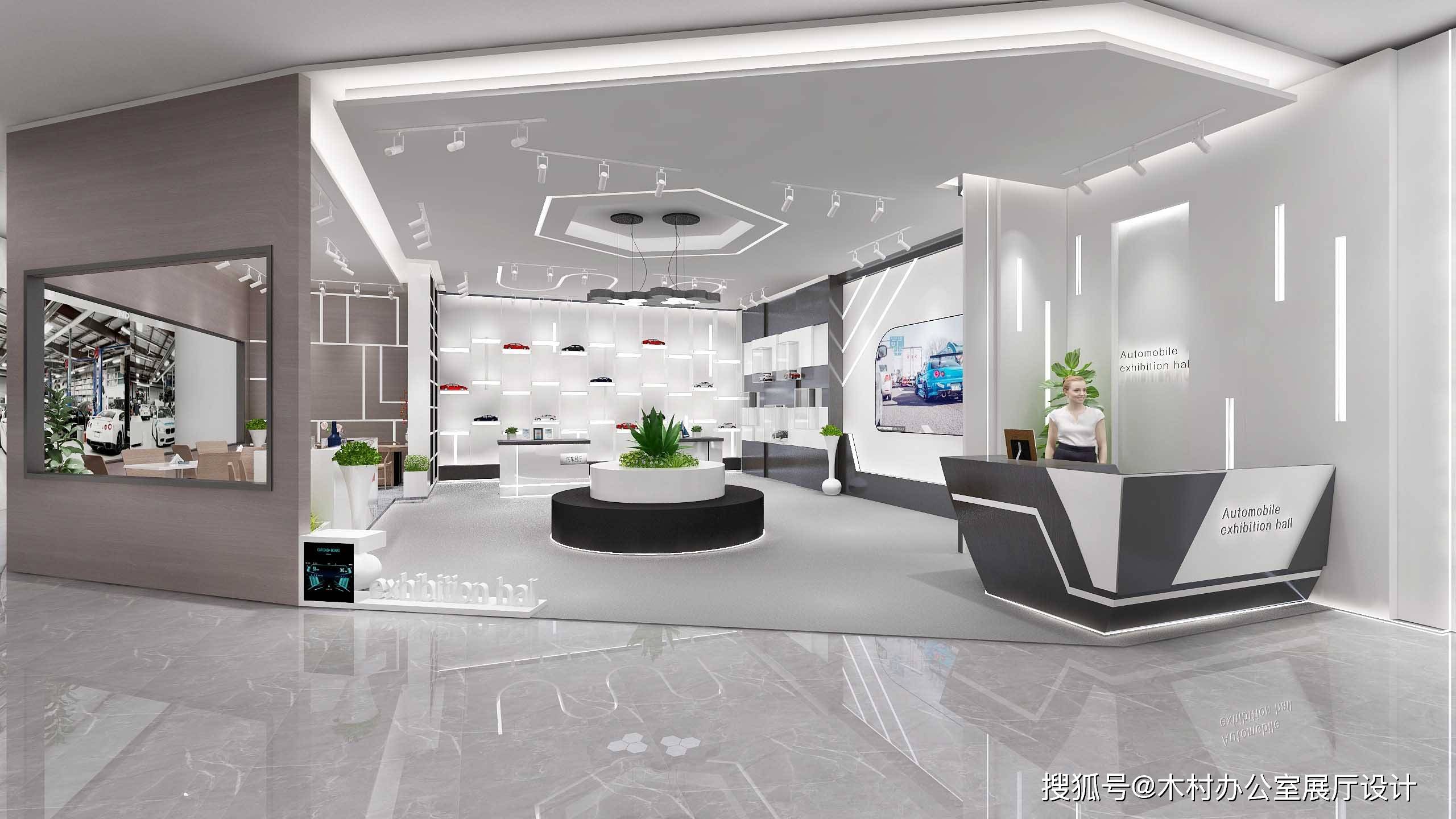 现代简约轻奢展厅设计_直播间_购物_办公