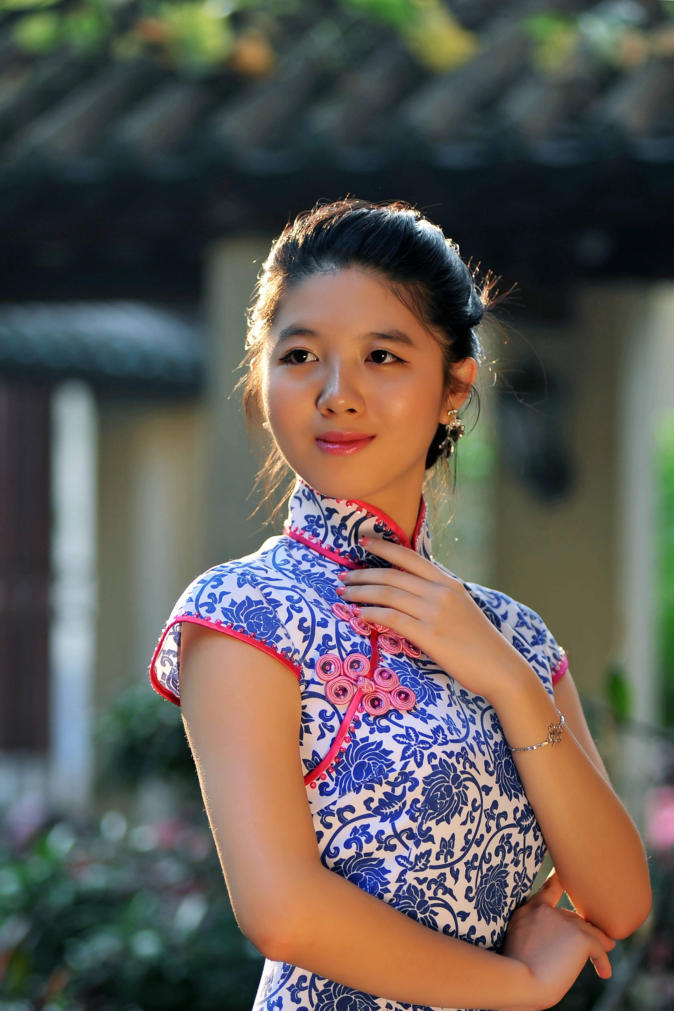 船歌主题人像摄影作品冰艳端凝出镜诗冰