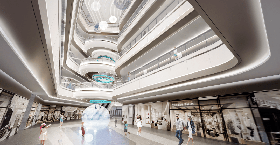 创意无限商业综合体百佳华maxcity沙井店以蚝元素为设计主题