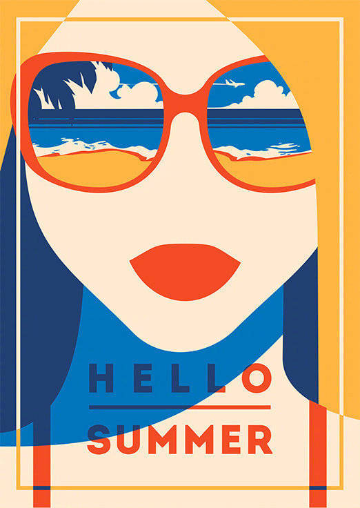 扁平化海报设计