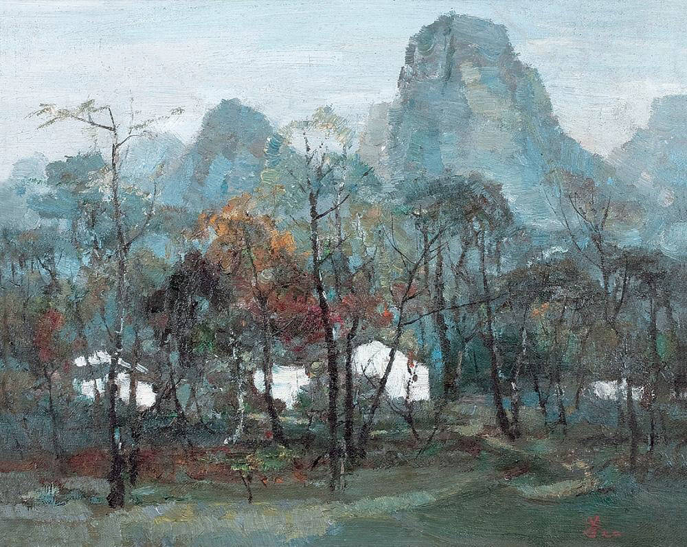 当代著名油画家 吴冠中 作品欣赏-搜狐大视野-搜狐新闻